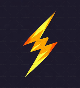 Energiegeladener Blitz